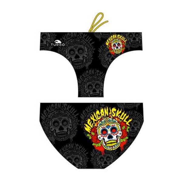 Turbo Mexican Skull 2014 Swimming Brief Preto M Homem