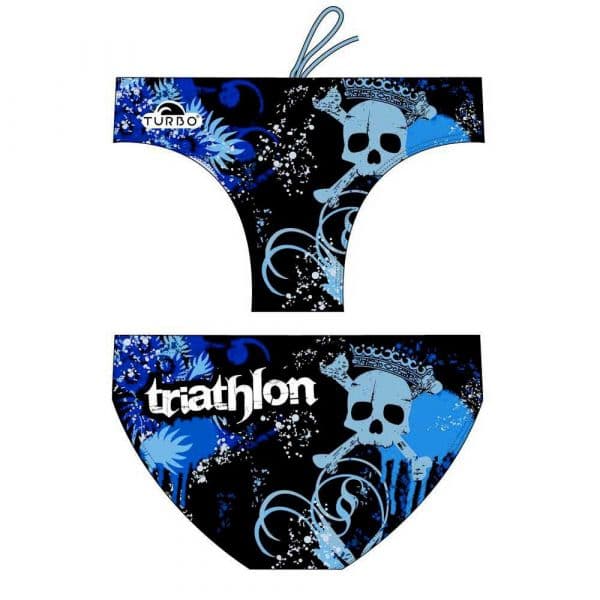 Turbo Skulls Triathlon Swimming Brief Colorido 3XL Homem
