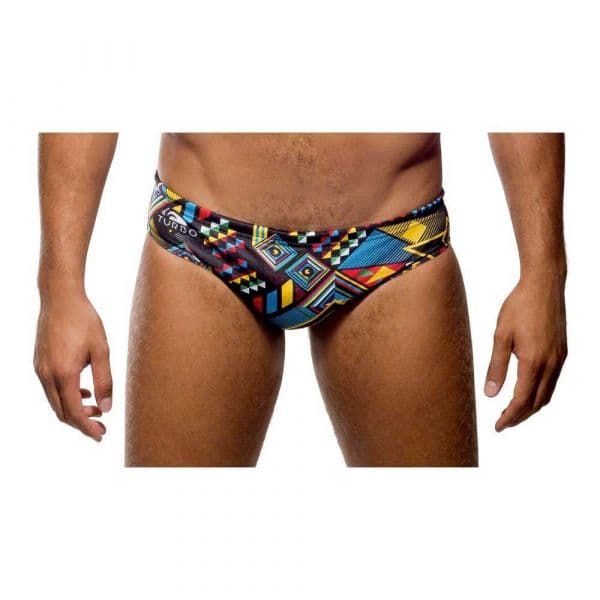 Turbo Turbing Swimming Brief Colorido 3XL Homem