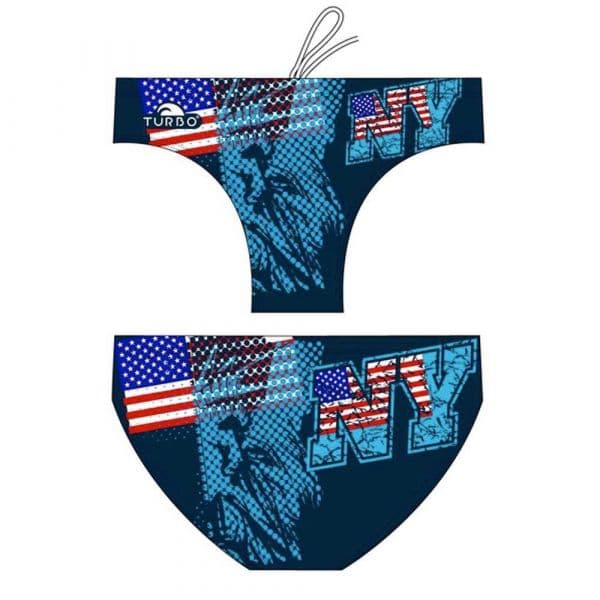 Turbo Ny Stars Swimming Brief Azul 3XL Homem