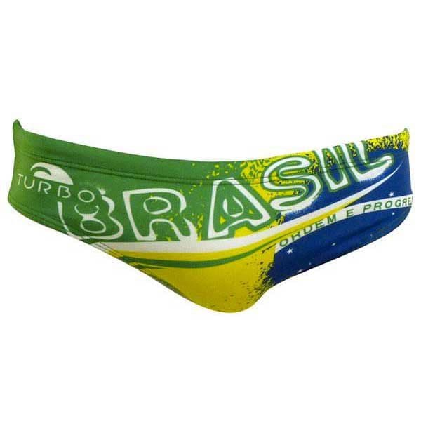 Turbo Brasil Swimming Brief Verde 3XL Homem