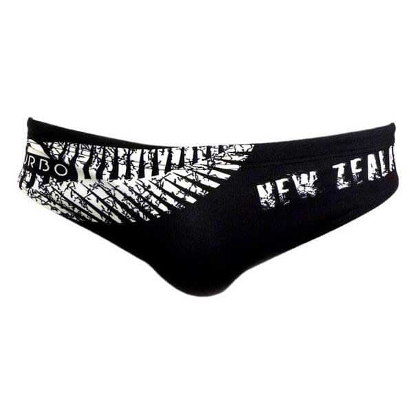 Turbo New Zealand Swimming Brief Preto 3XL Homem