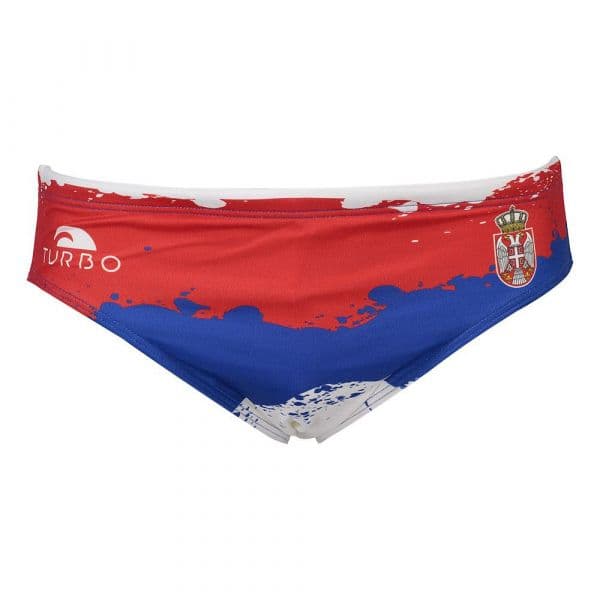 Turbo Srbja Swimming Brief Vermelho,Azul 2XL Homem