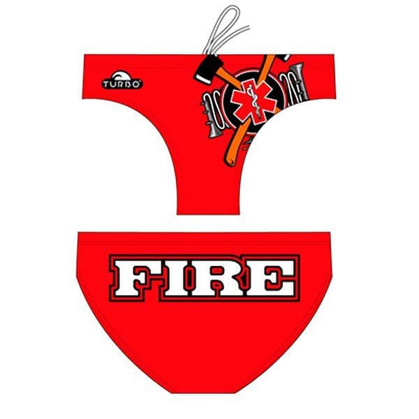 Turbo Fire Swimming Brief Vermelho 5XL Homem