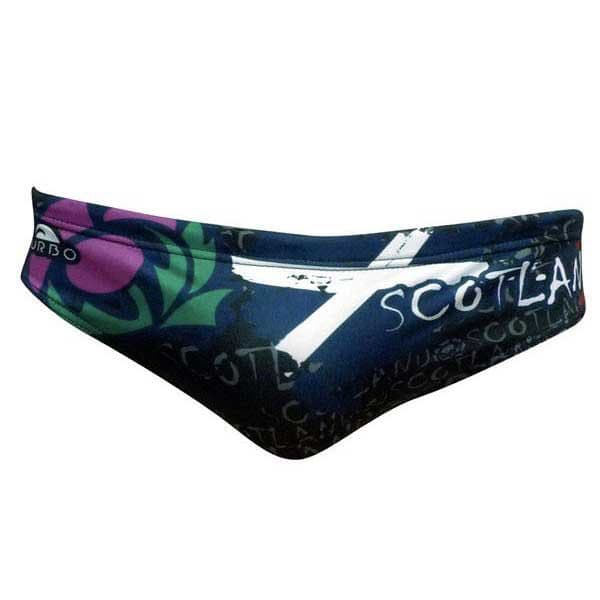Turbo Scotland Swimming Brief Preto 4XL Homem