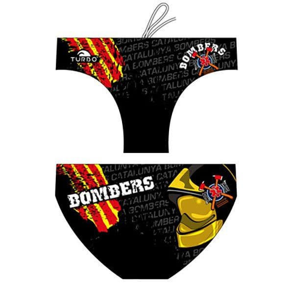 Turbo Catalonia Firefighters Hat Swimming Brief Preto M Homem