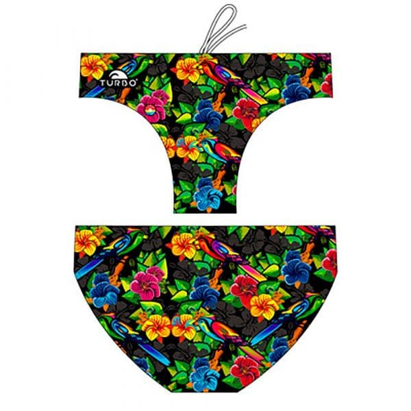Turbo Flowers Paradise Swimming Brief Colorido 5XL Homem