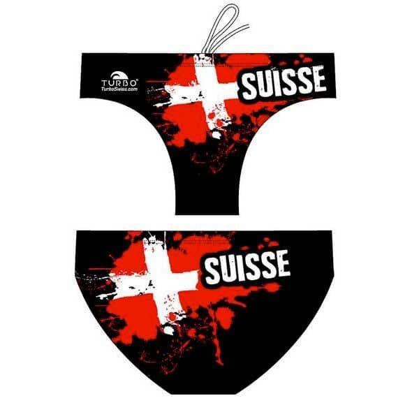 Turbo Suisse 2012 Swimming Brief Vermelho,Preto L Homem
