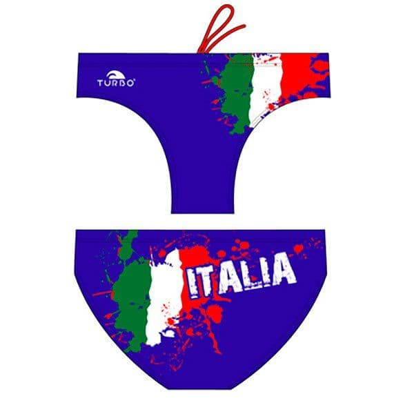 Turbo Italy 2012 Waterpolo Swimming Brief Azul 2XL Homem
