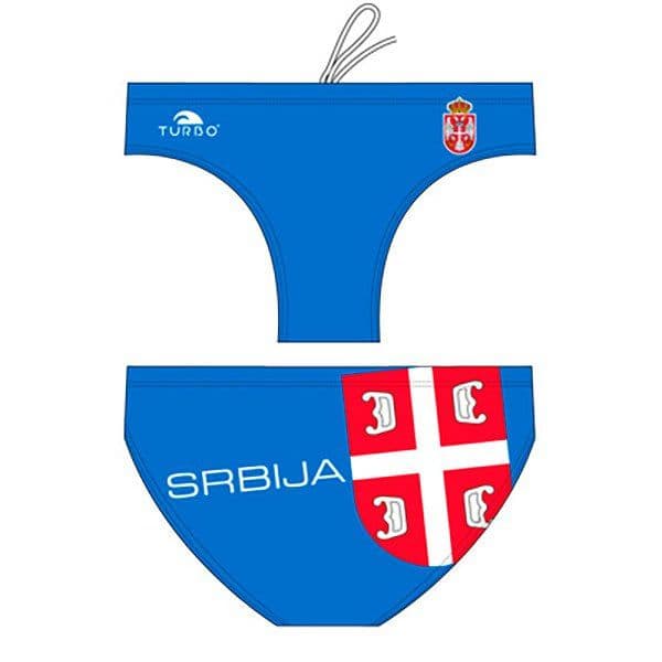 Turbo Serbia Swimming Brief Azul S Homem