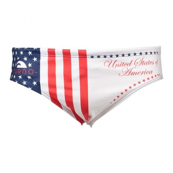 Turbo Usa 2012 Swimming Brief Branco,Azul 5XL Homem