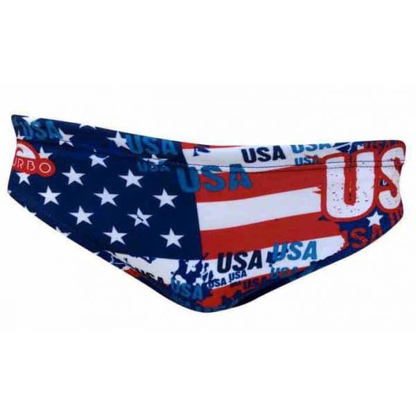 Turbo Usa Country Swimming Brief Azul XL Homem