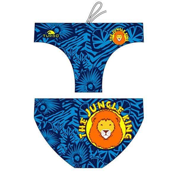 Turbo Jungle King Waterpolo Royal Swimming Brief Azul 3XL Homem