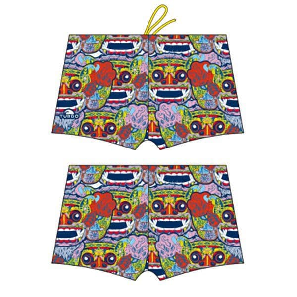 Turbo Bali Tribal Swim Boxer Azul 3XL Homem