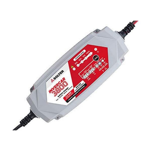 Solter Carregador De Bateria Inteligente Invercar 3800 6/12v 3.5a (Automóveis E Motociclos)