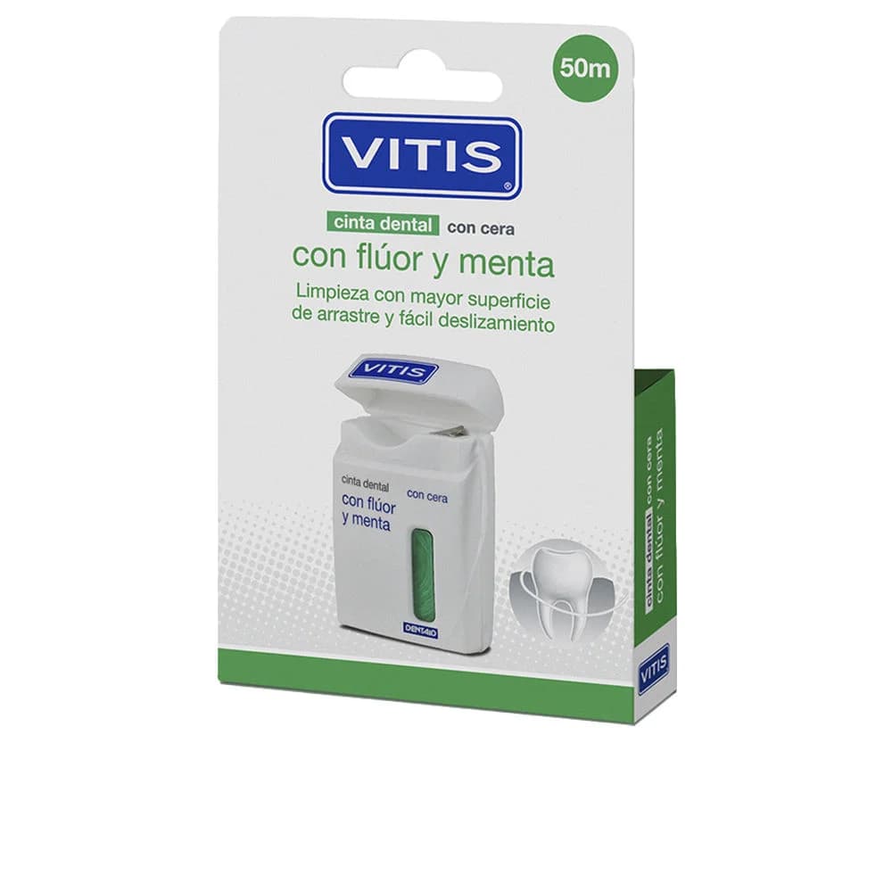 Fita dental VITIS com duo de flúor e menta