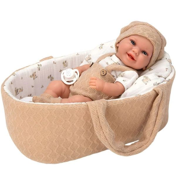 Arias Boneca Elegance Babyto Creme Multicolor