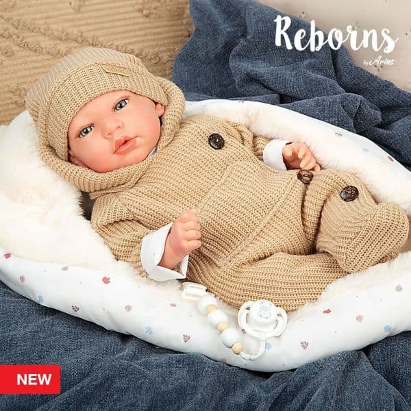 Arias Boneco Bebé Arias Olona Reborn Com Saco De Dormir 40 cm