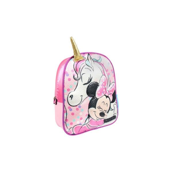 Cerdá Mochila Minnie Unicórnio 3D 31cm Rosa