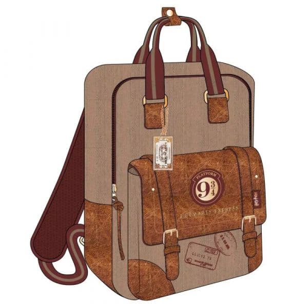 CERDÁ Mochila Casual Harry Potter Platform 9 3/4 38cm Castanho