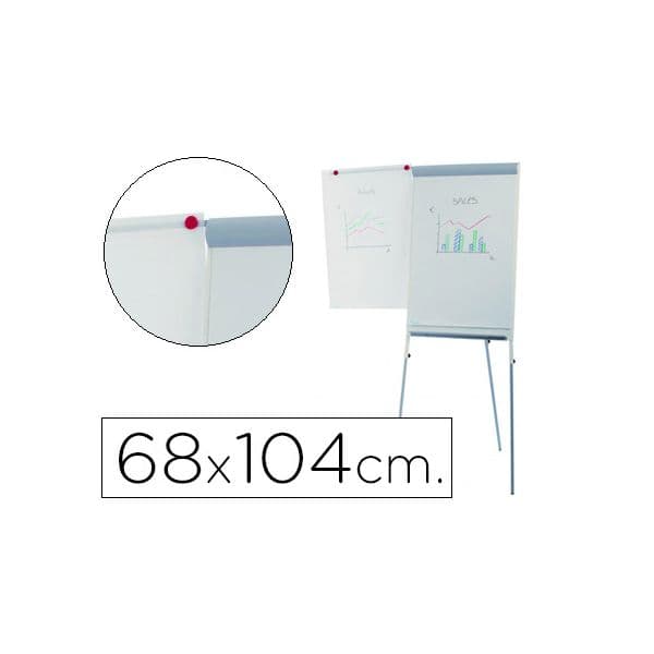 Rocada Quadro Branco Magnético Conferências 68x104cm c/ Tripé - RD-610V15