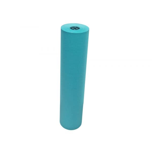 LiderPapel Papel Kraft Verge Turquesa Bobine 100cm x 150m 10kg
