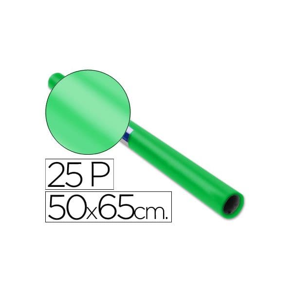 Sadipal Rolo de Papel Lustro 50x65cm 25Fls Verde Forte