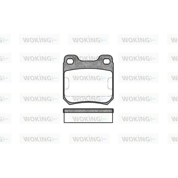 Woking Jogo de Pastilhas para Travão de Disco - P3393.40