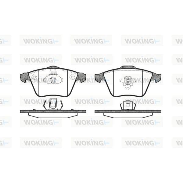 WOKING Jogo de Pastilhas para Travão de Disco - P8643.20
