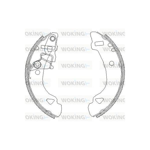 Woking Jogo de Maxilas de Travão - Z4303.00