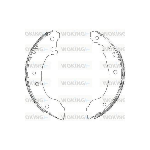 Woking Jogo de Maxilas de Travão - Z4508.00