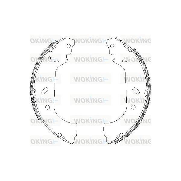Woking Jogo de Maxilas de Travão - Z4417.00