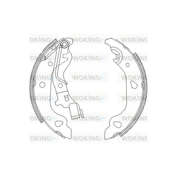 Woking Jogo de Maxilas de Travão - Z4098.00