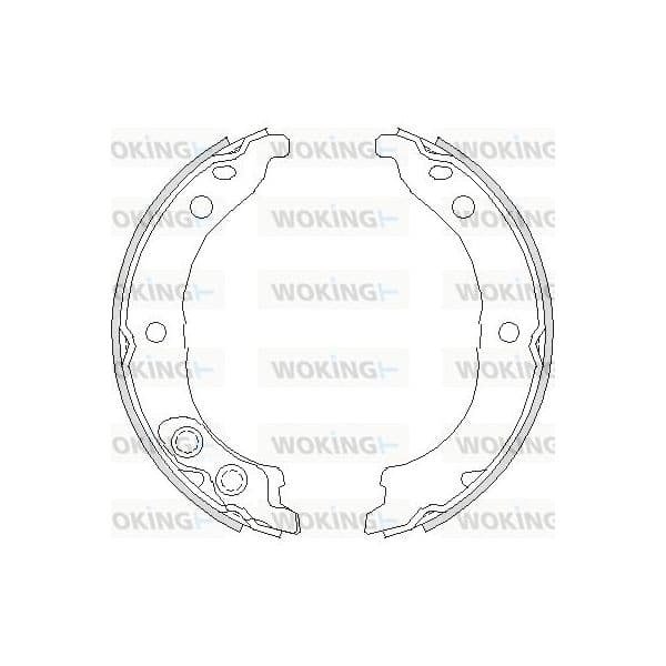 Woking Jogo de Maxilas de Travão, Travão de Est - Z4728.00