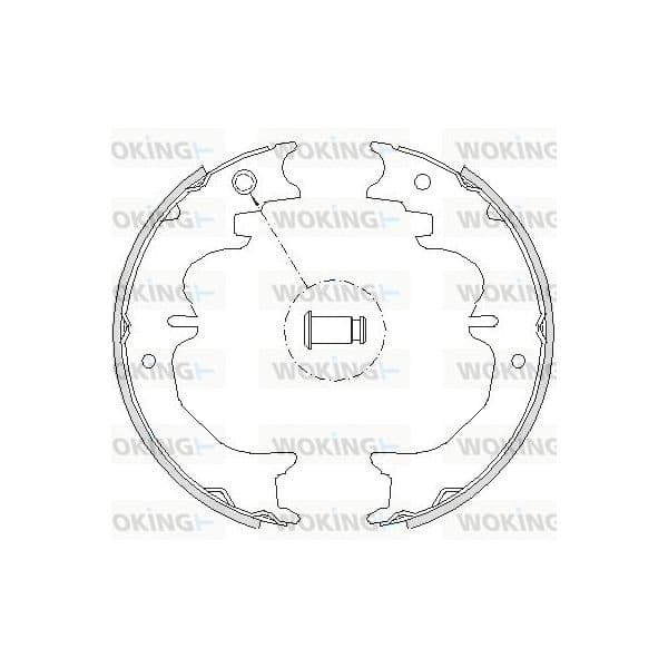 Woking Jogo de Maxilas de Travão, Travão de Est - Z4727.00