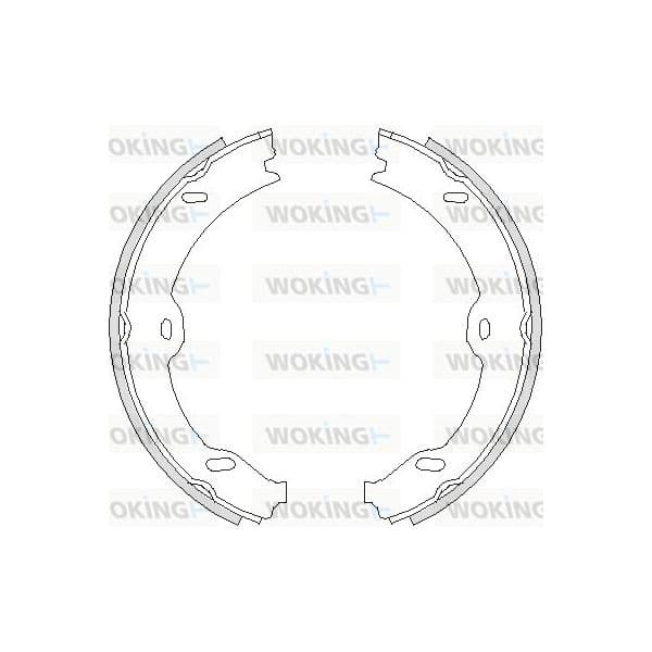 Woking Jogo de Maxilas de Travão, Travão de Est - Z4708.00