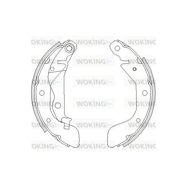 Woking Jogo de Maxilas de Travão - Z4208.00