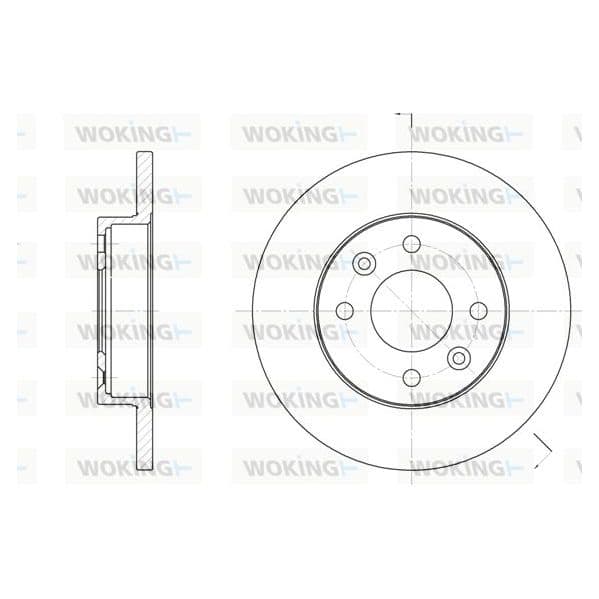 WOKING Disco de Travão - D6067.00