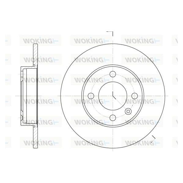 WOKING Disco de Travão - D6086.00