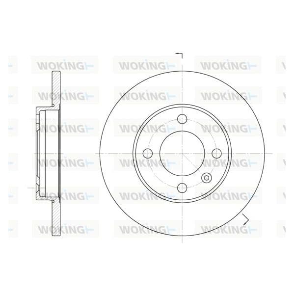 WOKING Disco de Travão - D6088.01