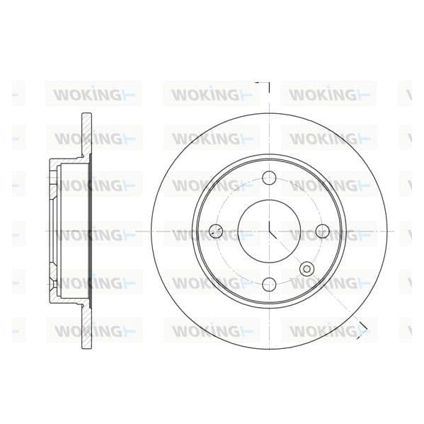 WOKING Disco de Travão - D6094.00