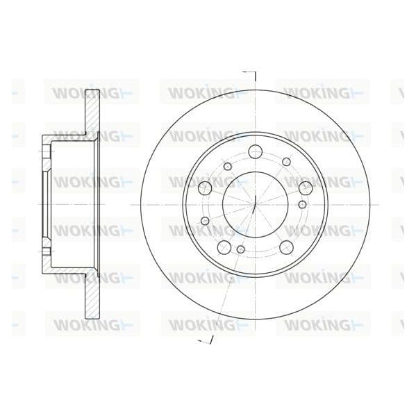 WOKING Disco de Travão - D6169.00