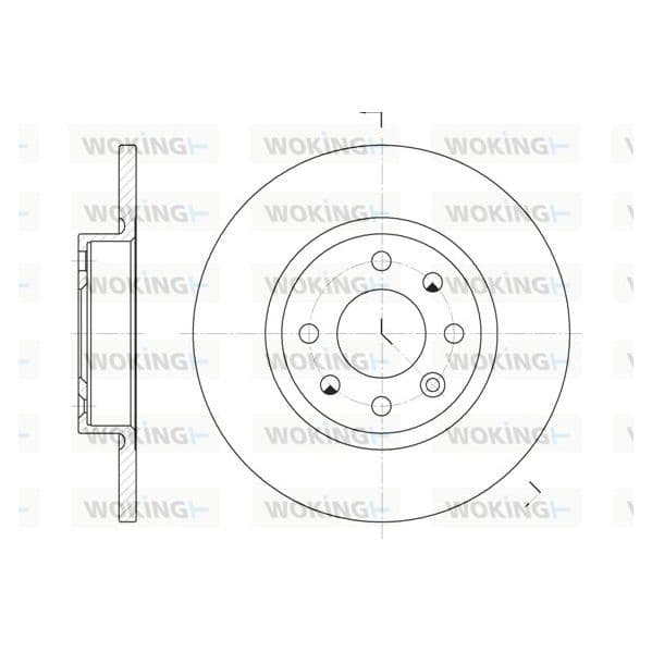 WOKING Disco de Travão - D6209.00