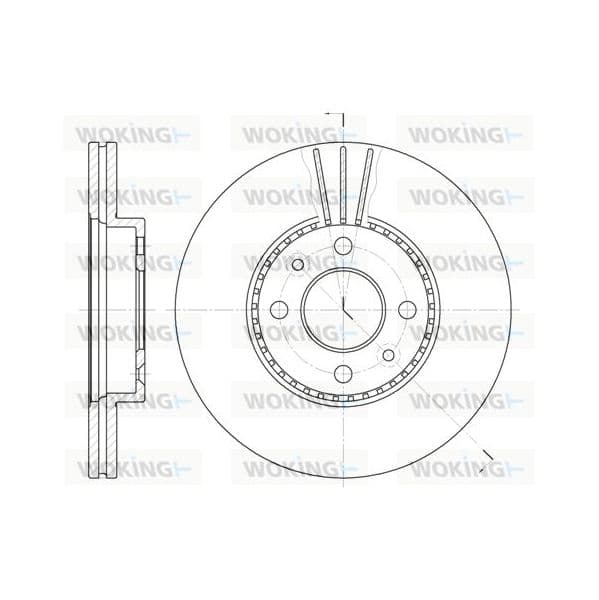Woking Disco de Travão - D6227.10