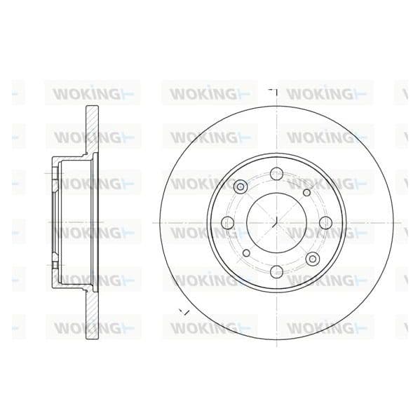 WOKING Disco de Travão - D6370.00
