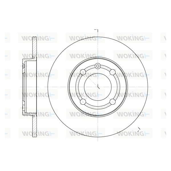 WOKING Disco de Travão - D6418.00