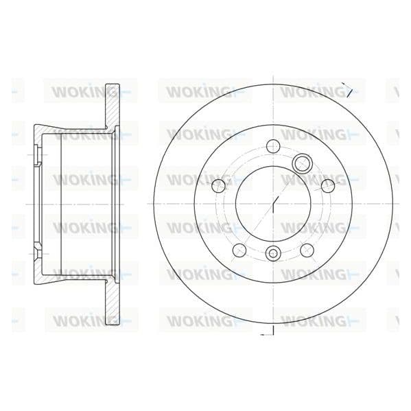 WOKING Disco de Travão - D6566.00
