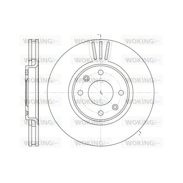 WOKING Disco de Travão - D6604.10