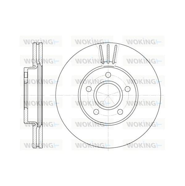 WOKING Disco de Travão - D6710.10