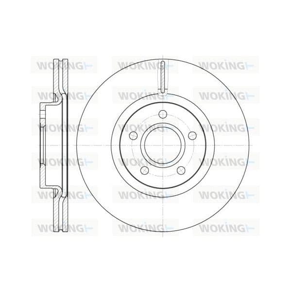 WOKING Disco de Travão - D6711.10